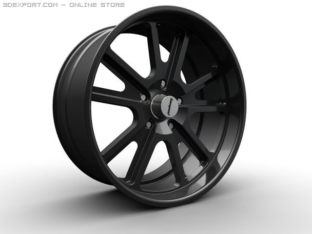 bonspeed big block wheel 3D Model .c4d .max .obj .3ds .fbx .stl .blend 