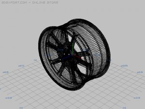 bonspeed big block wheel 3D Model