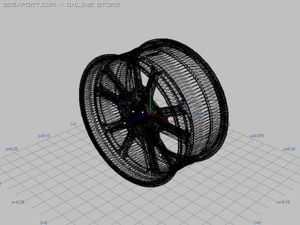 bonspeed big block wheel 3D Model