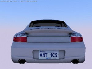 porshe car Model 3D