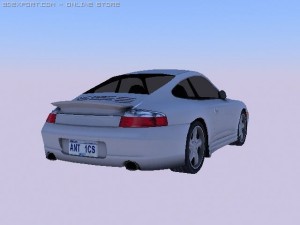 porshe car Model 3D