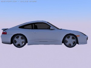 porshe car Model 3D