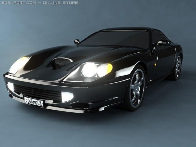 ferrary 550 maranello 3D Modell .c4d .max .obj .3ds .fbx .stl .blend