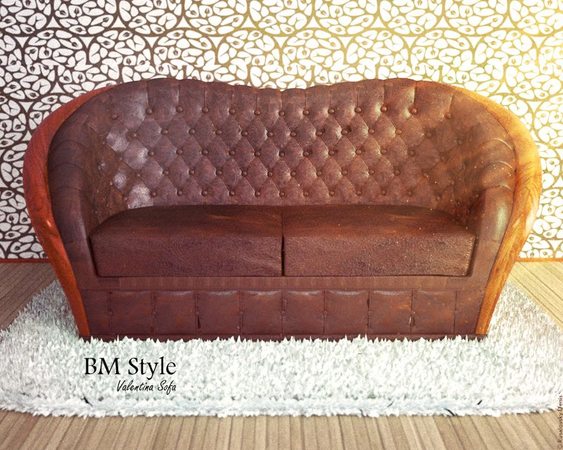 canap&eacute; Saint-Valentin Modèle 3D .c4d .max .obj .3ds .fbx .stl .blend 