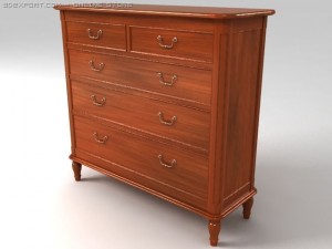 drawer chest Modèle 3D