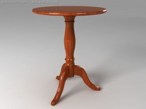 table for a table lamp Modello 3D