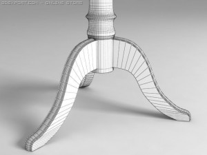table for a table lamp Modèle 3D