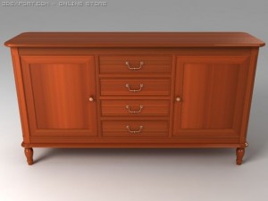 sideboard Modello 3D