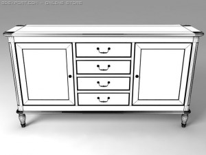 sideboard Modello 3D