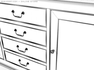 sideboard Modello 3D