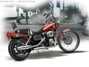 harley davidson 2004 fxdwg 3D Model