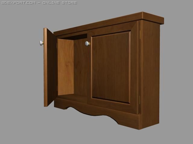 cabinet 3D Model .c4d .max .obj .3ds .fbx .stl .blend 