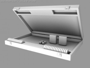 backgammon 3D-Modell