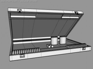 backgammon 3D-Modell