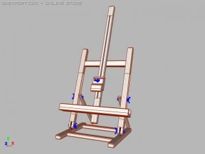 easel 3D Model