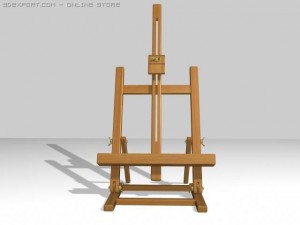 easel Modelo 3D