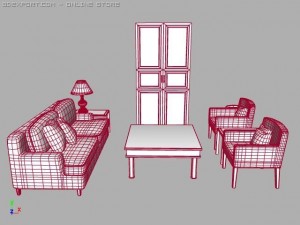 apartment interior 3D Модель