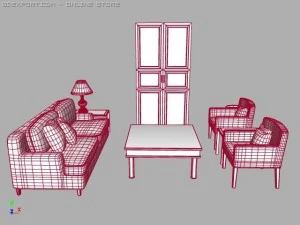 apartment interior 3D Model