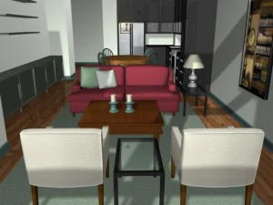 apartment interior 3D Model