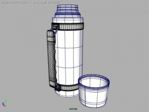 thermos 3Dモデル
