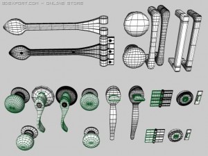 hardware set 3D Модель