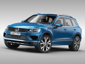 volkswagen touareg 2015 3D Модель