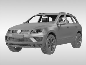 volkswagen touareg 2015 3D 모델