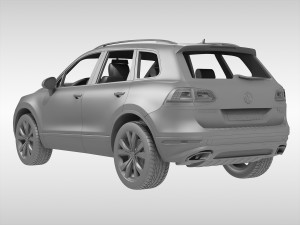 volkswagen touareg 2015 3D 모델