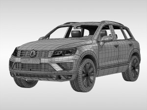 volkswagen touareg 2015 3D 모델
