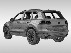 volkswagen touareg 2015 3D 모델