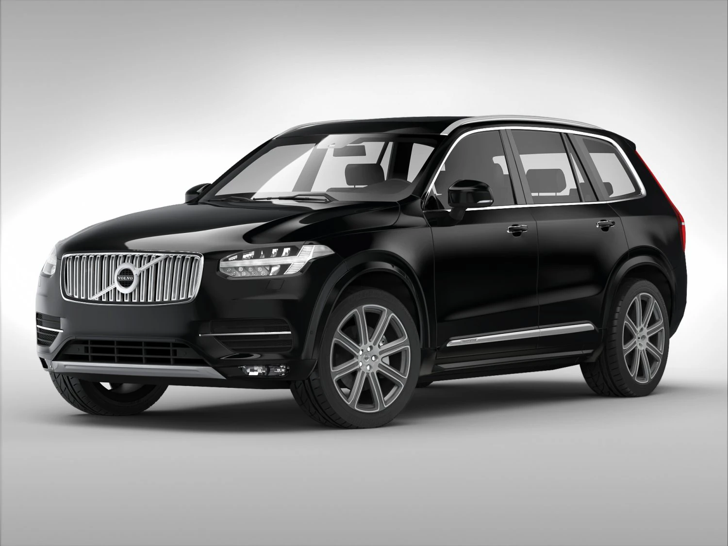 volvo xc90 2015 3D Model .c4d .max .obj .3ds .fbx .stl .blend 