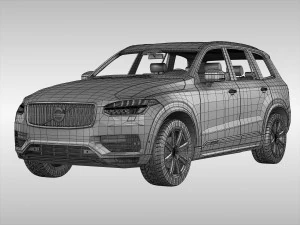 volvo xc90 2015 3D Model