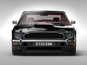 aston martin v8 1976 3D Model