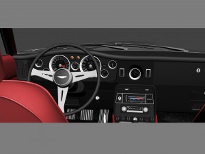 aston martin v8 1976 3D Model