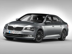 skoda superba 2016 Modello 3D