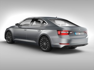 skoda superb 2016 3D Model