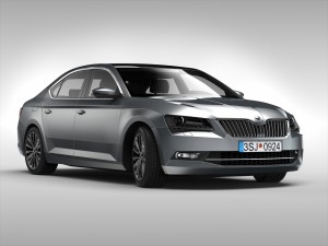skoda superb 2016 3D Model