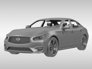 infiniti q70 2015 Model 3D