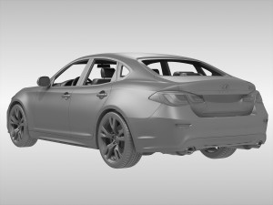 infiniti q70 2015 Model 3D