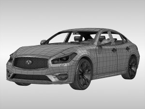 infiniti q70 2015 Model 3D