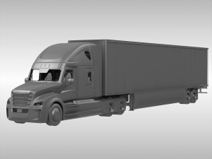freightliner inspiration 3D मॉडल