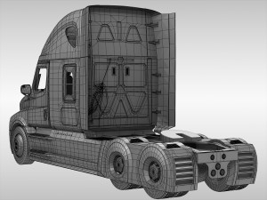 freightliner inspiration 3D मॉडल