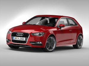audi a3 2013 3D Model
