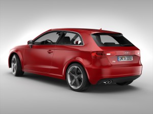 audi a3 2013 Modelo 3D