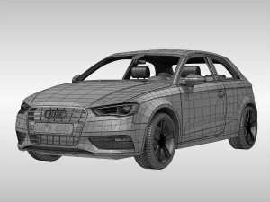 audi a3 2013 Modelo 3D