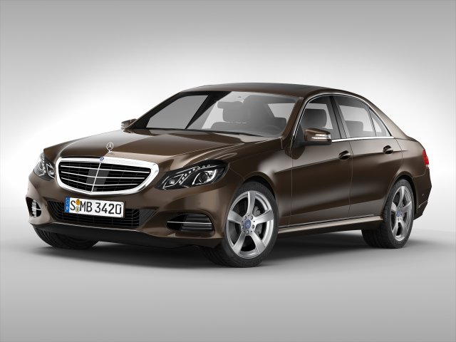 mercedes benz e class 2014 Model 3D .c4d .max .obj .3ds .fbx .stl .blend 