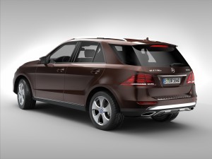 mercedes benz gle class 2016 3D Model