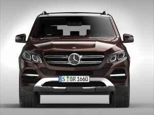mercedes benz gle class 2016 3D Model