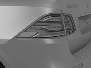 mercedes benz gle class 2016 3D Model