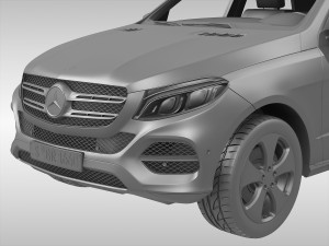 mercedes benz gle class 2016 3D Model